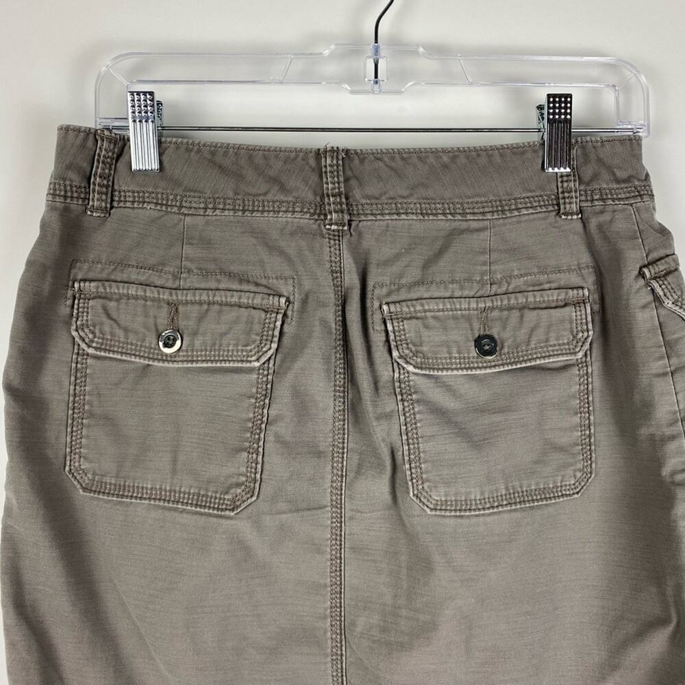 Eddie Bauer Cargo Skirt Mini Brown Womens Size 2 - Picture 8 of 11